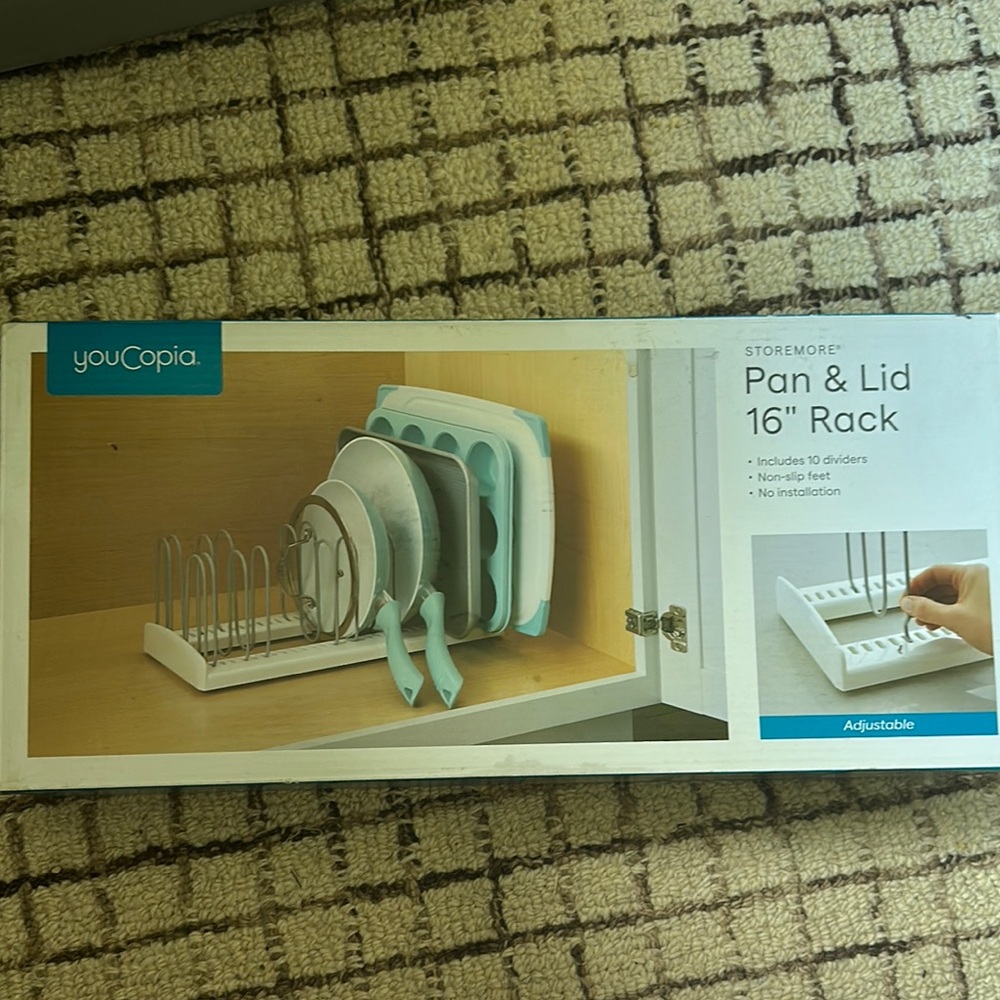 YouCopia Pan & Lid Rack